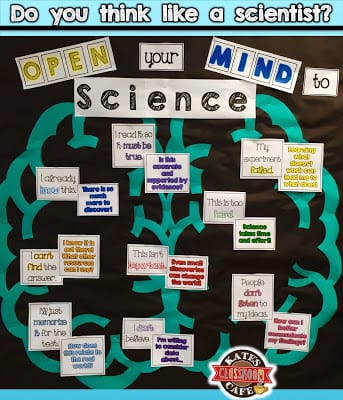 open your mind to science bulletin board