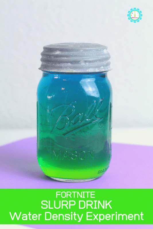 You may have tried a salt water density experiment, but this time, try a sugar density experiment with this Fortnite slurp drink water density experiment! #stemactivities #fortnite #steamactivity #stemed #science #kidsactivities