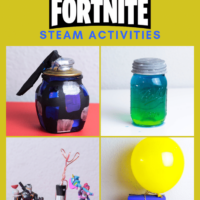 Love Fortnite? Love science and STEM activities? These Fortnite STEAM activities are the perfect way to bring science experiments for kids to life! #stemactivities #fortnite #steamactivity #stemed #science #kidsactivities