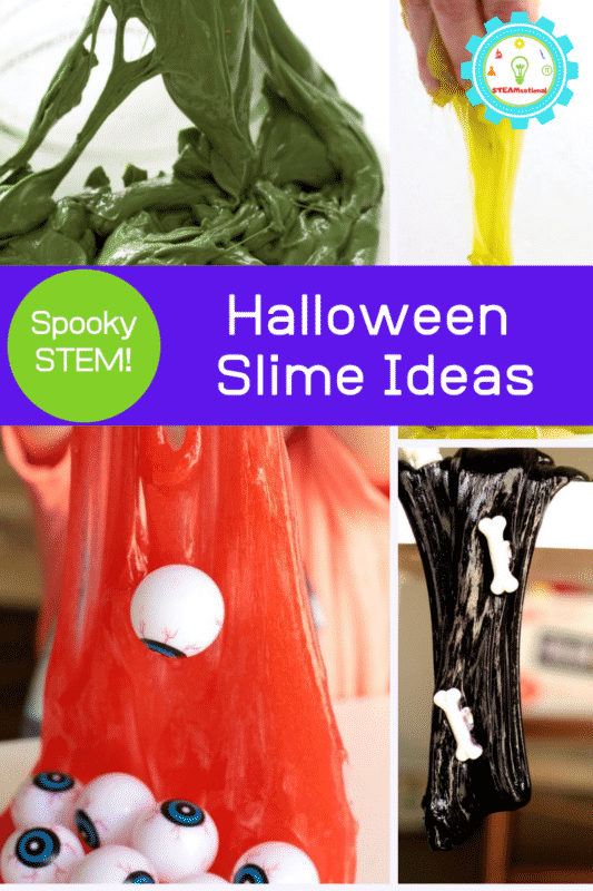 Love slime? Love Halloween? Combine your two favorites with these amazing Halloween slime ideas that will make your Halloween slime recipes perfect!