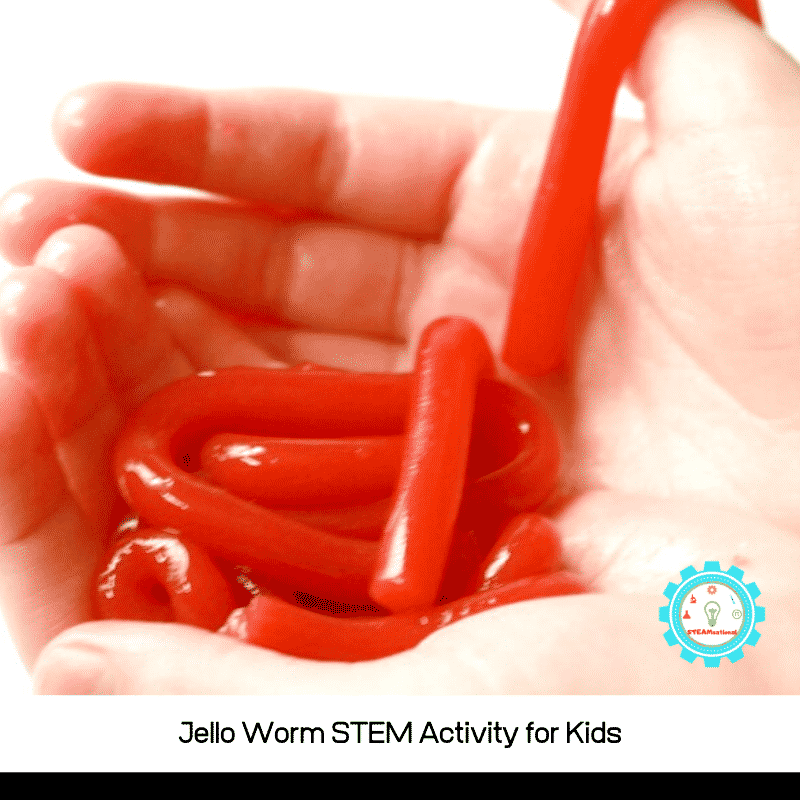Want to know how to make Jello worms? Do the Jello straw challenge and jelly straw challenge and learn a bit of science along the way! This Jello science experiment is a blast!