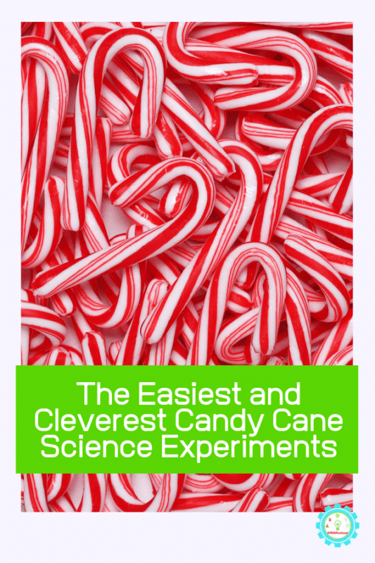 If you love candy canes, you'll love these candy cane science experiments! Fun Christmas science and winter science experiments for kids!