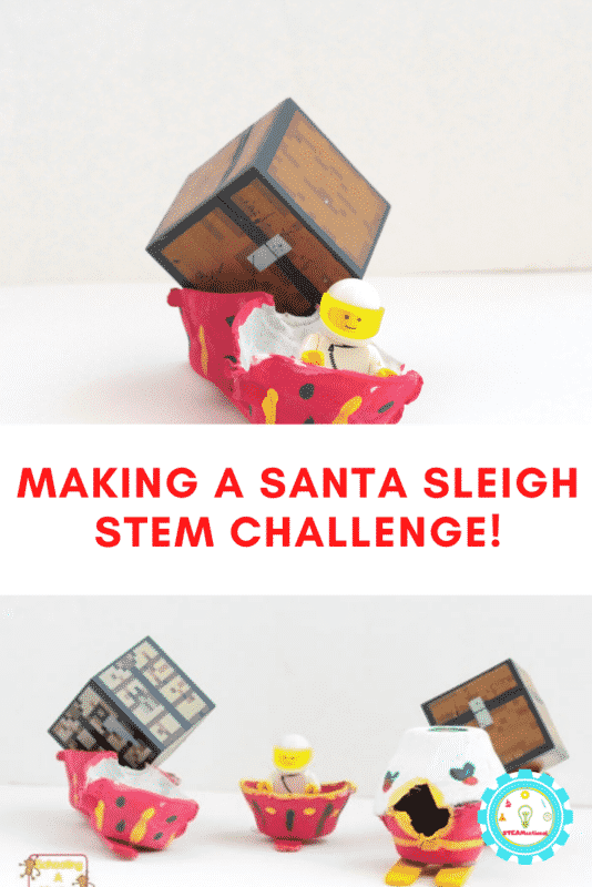 making a santa sleigh