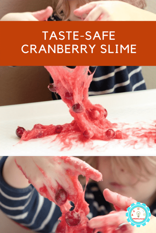 taste safe cranberry slime