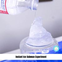Want to know how to make ice in 5 seconds or less? The instant ice science experiment has the secrets! This super fun winter science experiment is a blast for kids. #stemactivities #stemed #winteractivities #scienceexperiments