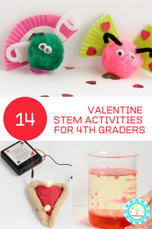 Need Valentines STEM activities for 4th grade? These Valentines Day STEM activities are jus the solution and fourth graders are sure to love them!