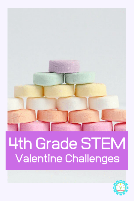 4th grade valentine stem challenges
