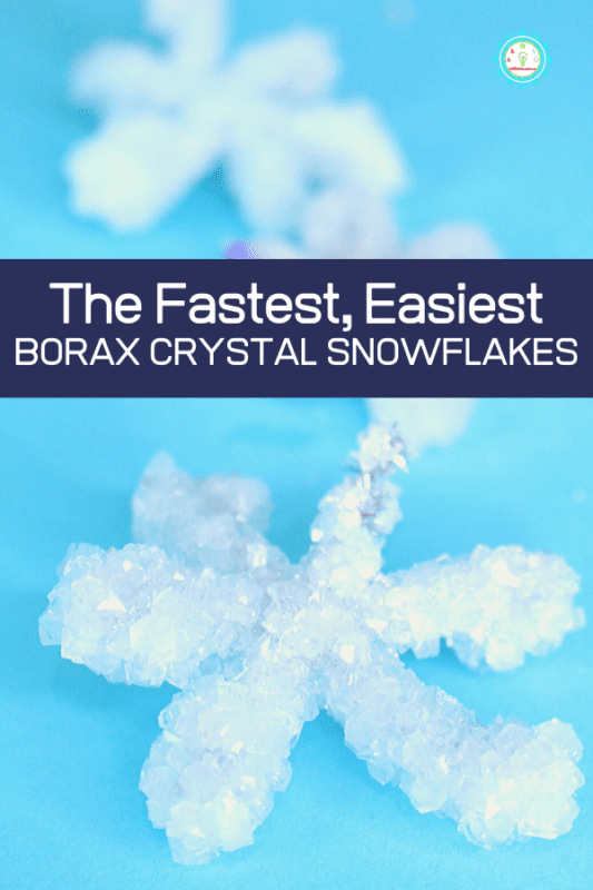borax crystal snowflakes