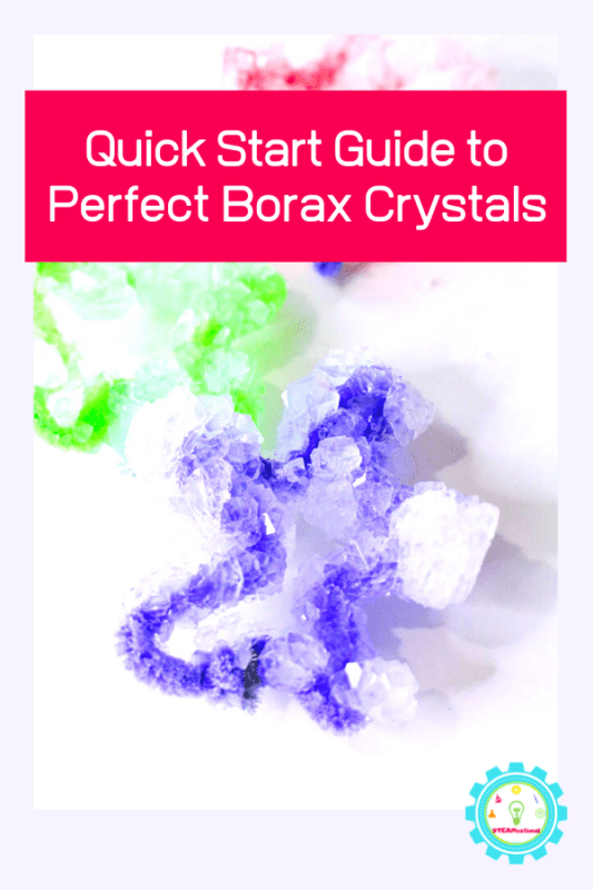 Nothing says classic science experiments for kids like crystal science projects. Follow along with this tutorial to learn how to conduct your own borax crystals science project!