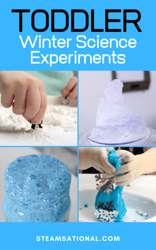 winter science experiments for toddlers