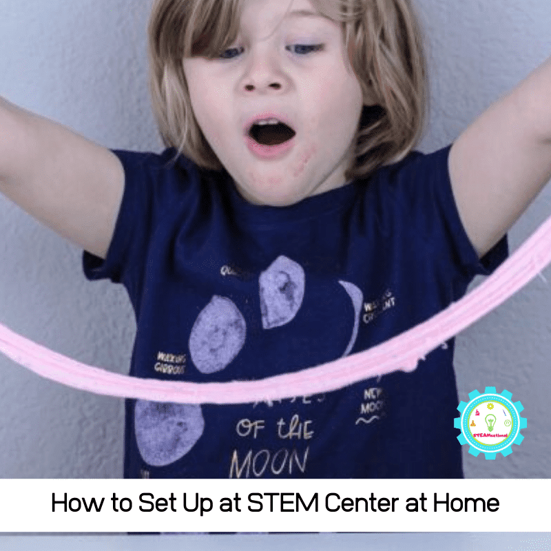 You can set up your own science center at home. Follow along with this guide on how to set up a STEM center at home.