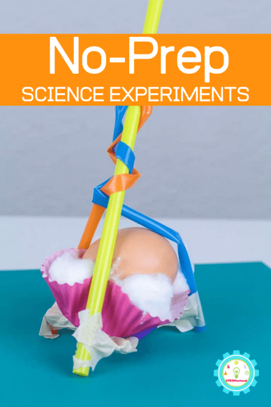 no prep science experiments