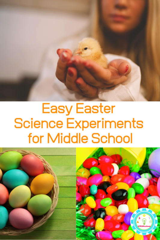 easter science experiments middle school