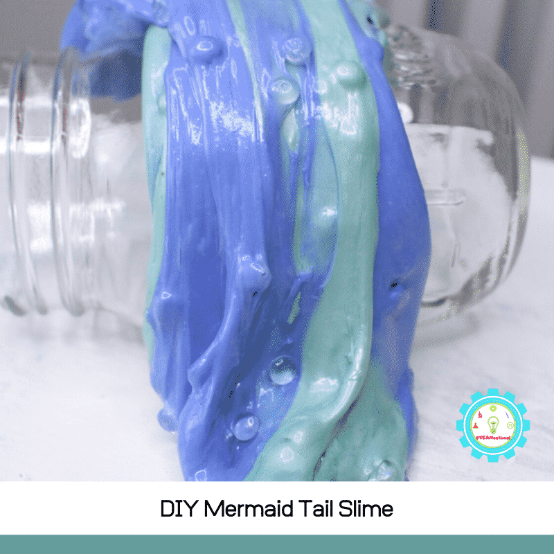 We love slime recipes, and we love mermaids. That is how the idea for this fun mermaid slime was born. Learn how to make mermaid slime below!