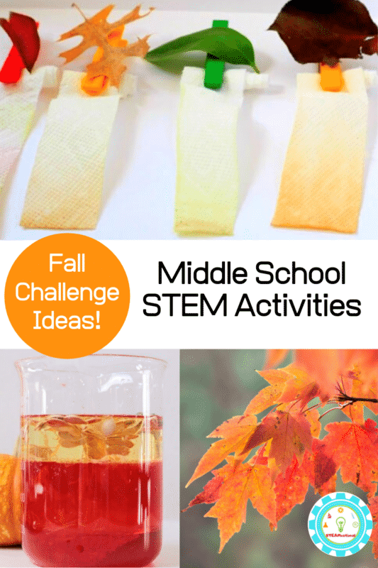 Middle school science needs application for the real world. These fall STEM activities for middle school can provide that and fun!
