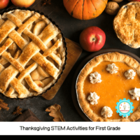 This list of Thanksgiving STEM activities for 1st grade is designed to be done in the classroom or at home during Thanksgiving break!