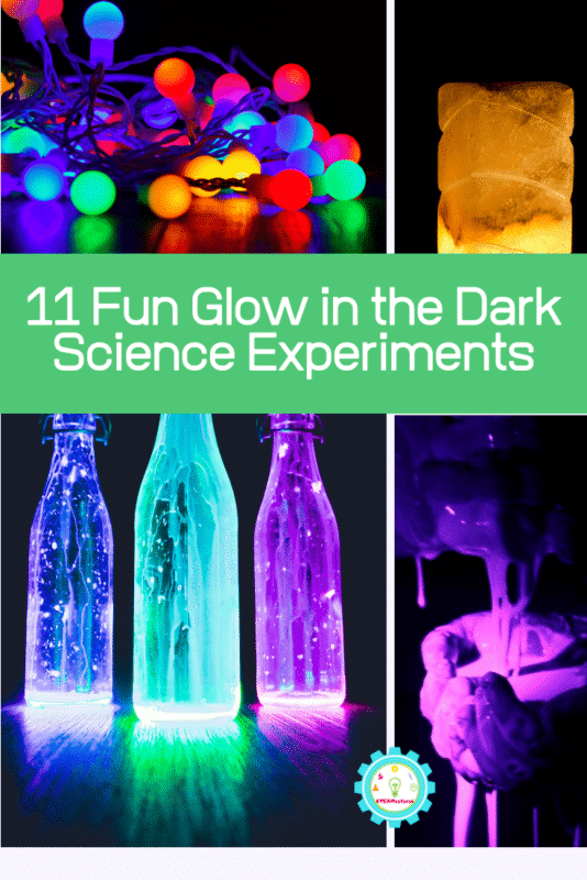 If your kids love glow in the dark science and glow in the dark STEM activities, they will love these glow in the dark science experiments. 
