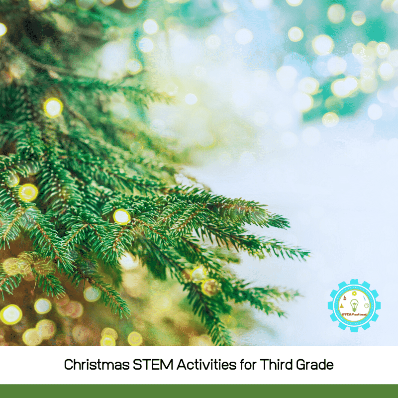 Use these Christmas STEM activities for 3rd grade in the classroom this December or at home during the holiday break!