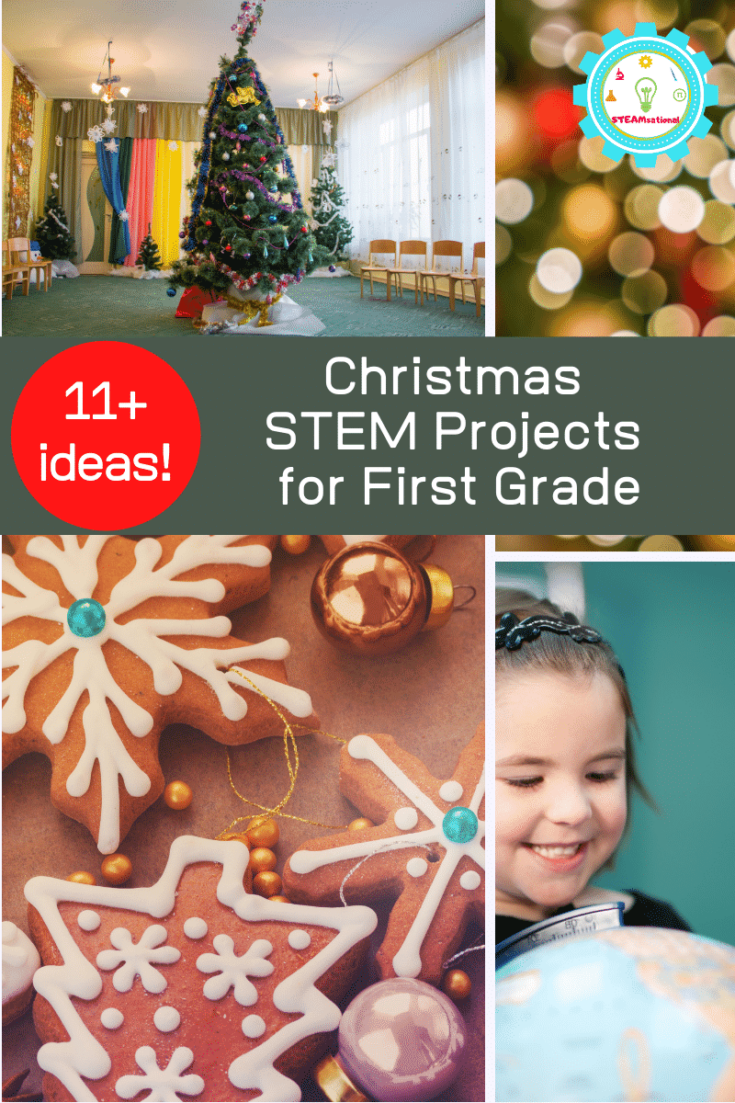 Low-Prep Christmas STEM Activities for First Grade