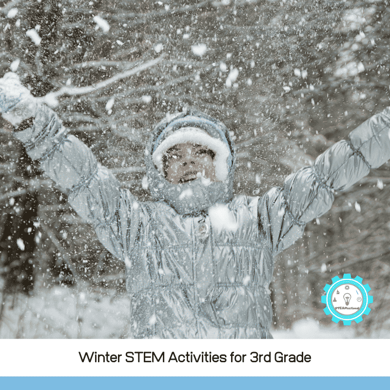 Check out this list of 3rd grade winter STEM activities! If you are teaching third-grade students, leading an after-school STEM program, or just want to have fun STEM-themed activities to do at home, these easy winter STEM activities for kids are perfect for the winter months.