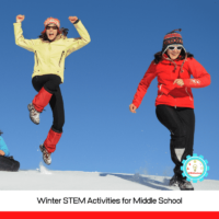 This list of winter stem activities for middle school offers a fun list of middle school winter STEM activities that kids can try in the classroom or at home.