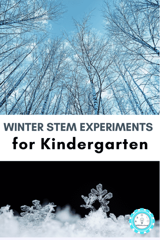 20+ easy winter STEM activities for kindergarten! Hands-on winter STEM activities that kindergarten kids will love! Low-prep activity ideas!