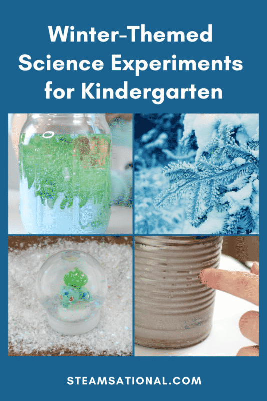 Looking for winter science experiments for kindergarten?We've rounded up our favorite kindergarten winter science experiments here!