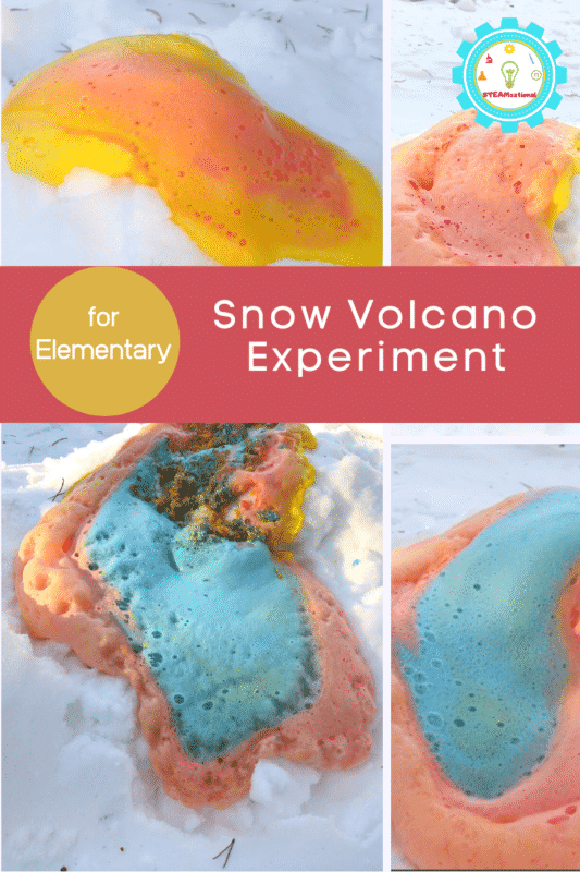 How to make a snow volcano erupt