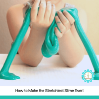 The best stretchy slime recipe isn't complicated at all! Just 3 ingredients and you'll have DIY stretchy slime in no time!
