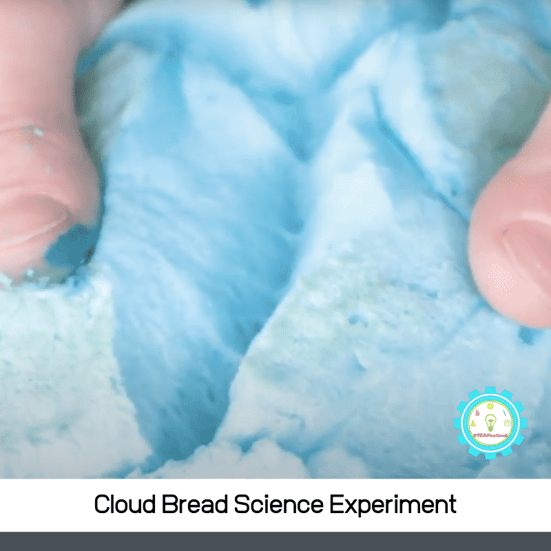 The cloud bread science experiment is a fun way to teach kids about the science of meringue!