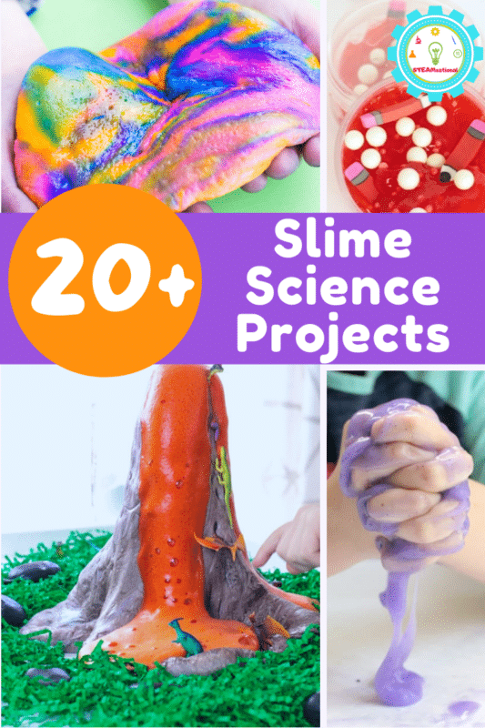 From turning slime into worms to making different types of slime, you could spend hours just finding different kinds of slime! If you’re looking for a fun hands-on slime science activity, slime is a great place to start!