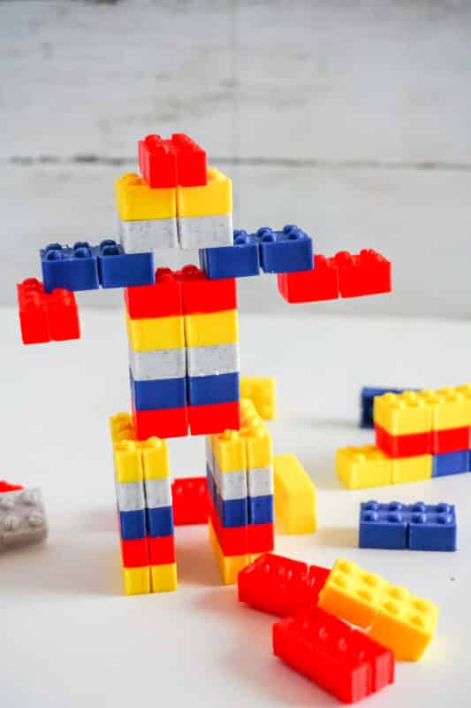 3d printed lego robot