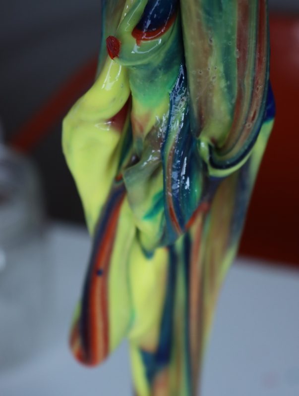 mixed color slime