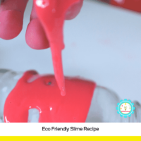 Earth-friendly slime is the way to go! This eco slime is all natural and contains no glue or borax.