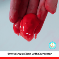 Follow along with this super simple recipe for cornstarch slime!