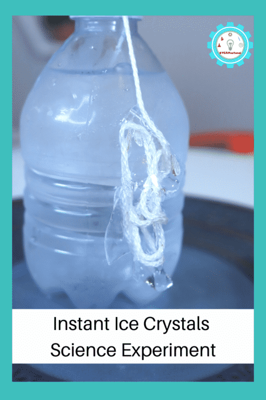 Instant ice crystals are so much fun to make and are an easy science experiment that anyone can do as long as they have a freezer! Follow along with these instructions to learn how to make your own ice crystals. It's a fun variation for instant ice experiments!