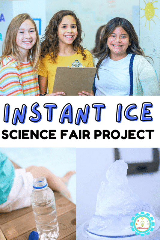 The instant ice science fair project fits the need for easy and fast science fair projects *perfectly.* Painless science fairs all around!