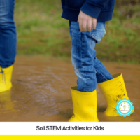 There are so many fun ways to play and learn with soil and dirt. These are some of our favorite soil science projects and soil STEM activities that feature soil.