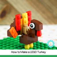 Want to learn how to make a turkey out of LEGOs? Follow along with these step-by-step directions for building a LEGO turkey!