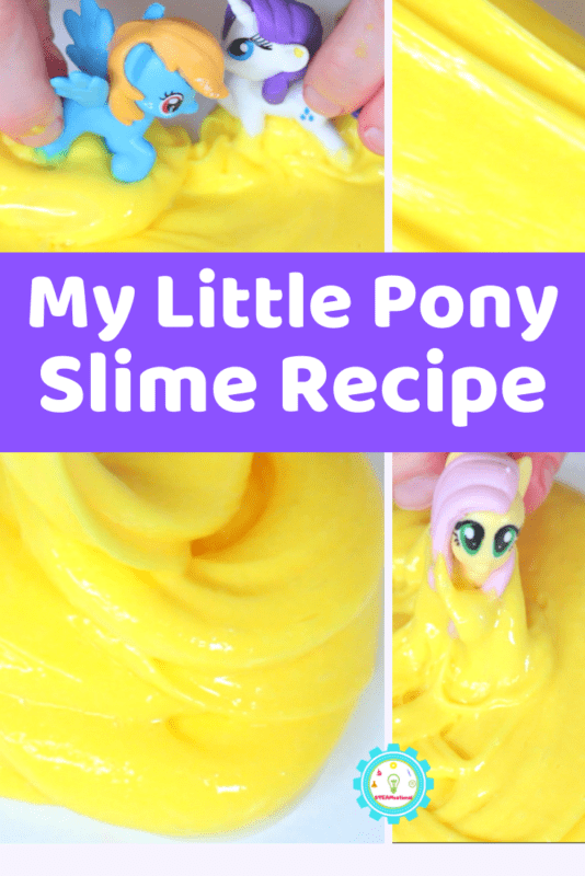 This My Little Pony slime is so much fun for kids who love the pony life! The recipe is straightforward and easy and you can't mess it up!