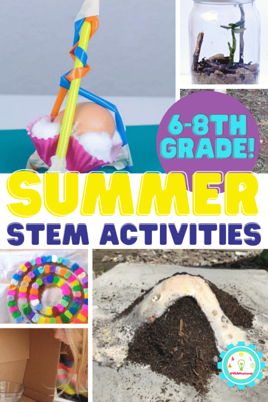 Summer STEM activities for middle school aren’t just about learning, but they are also fun! Your middle school kids will do everything from math practice to engineering without even realizing that they’re learning. 