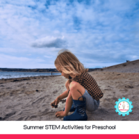 STEM learning is super fun in the summer with these summer STEM activities for preschoolers!