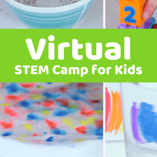 Join the virtual STEM camp and get 10 weeks of low-prep STEM activities for kids that they will love!