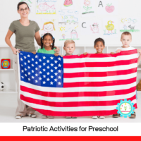 If you are working with a preschooler this summer, try some of these preschool patriotic activities!