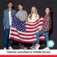 These patriotic activities for middle school are colorful, fun, hands-on, and cover a wide range of interests from the sporty kid to the science lover.
