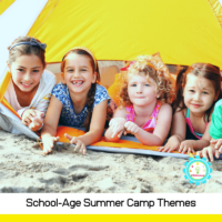 School age kids love summer camp! These summer camp themes are perfect for kids in school!