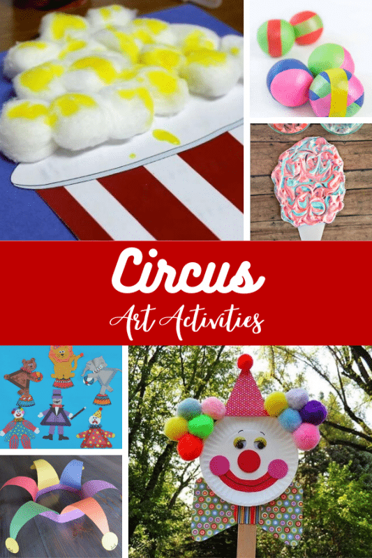 These circus art activities are perfect for any circus lover, and kids of any age. Here are 20 circus art activities that your kids will love.