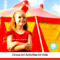 Calling all circus lovers! These circus art activities are perfect for adding circus craft flair to the classroom or just for fun at home!