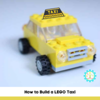 If you have a LEGO creative box, you can make so many cool things. For example, why not make a LEGO yellow cab?