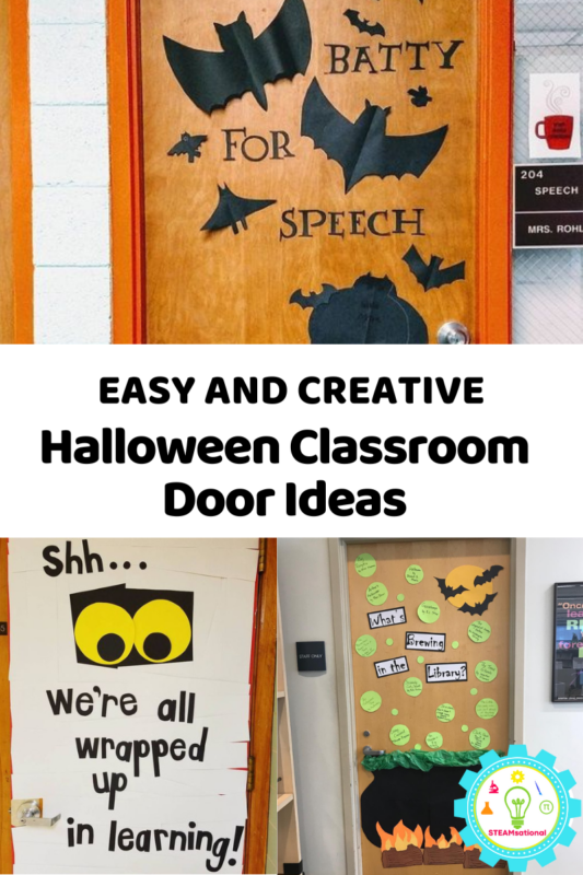 How often can you be silly and fun in other parts of your life, anyway? Embrace your inner child and bust out a creative Halloween door design!
